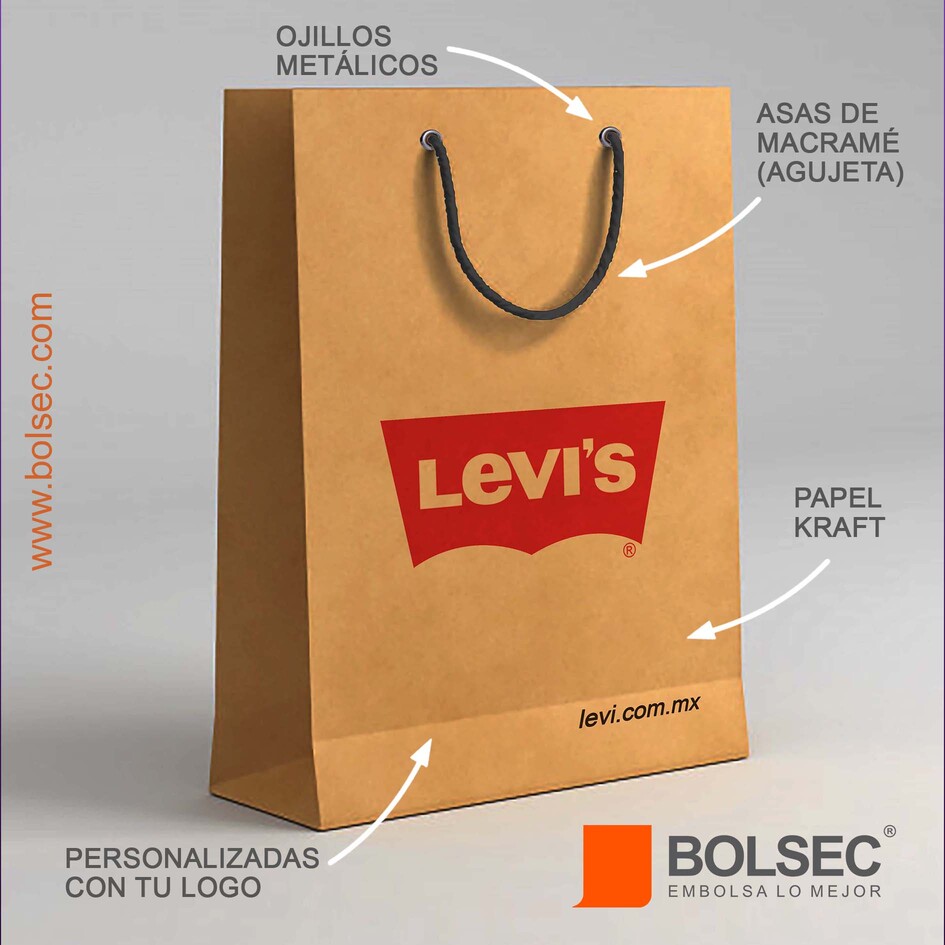 bolsas de papel kraft personalizadas
